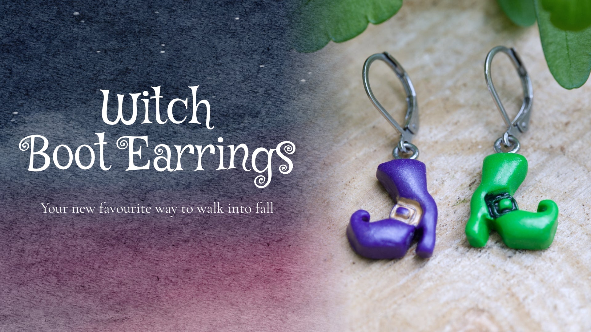 Witch Boot Earrings: Your New Favorite Way to Walk Into Fall