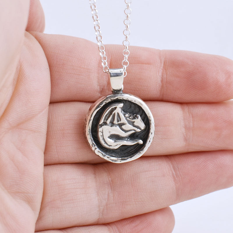 Dragon in Cave Pendant