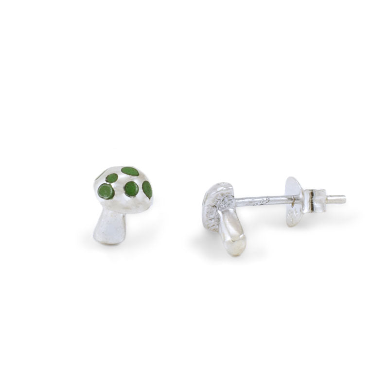 Spotty Mushroom Stud Earrings