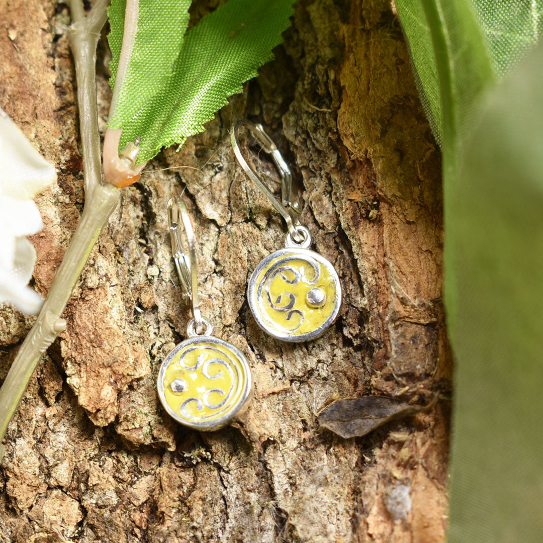 Hobbit Door Earrings - Fairy Door Earrings - Filigree Accents