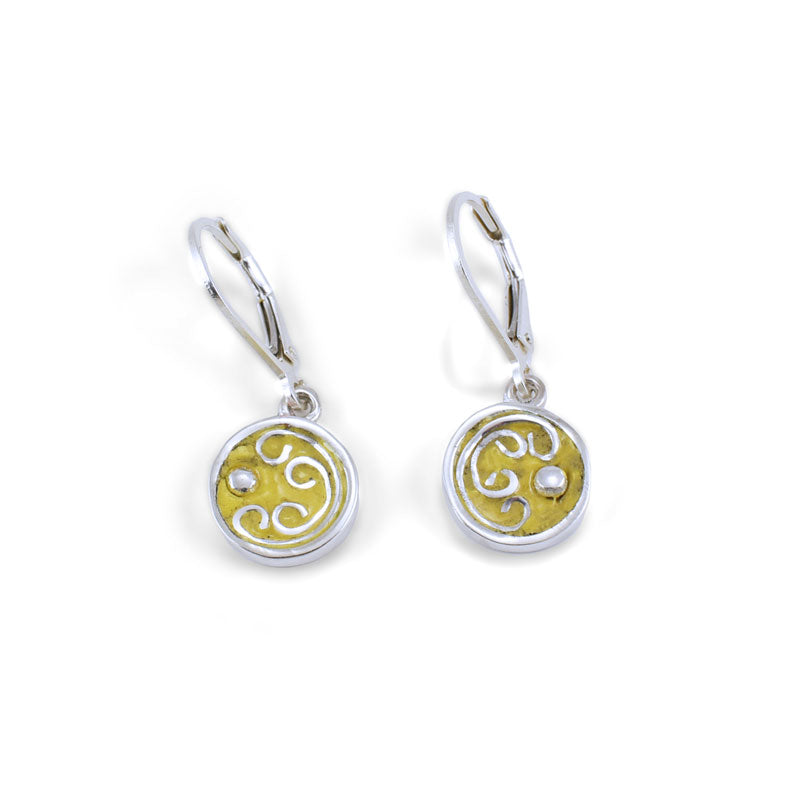 Hobbit Door Earrings - Fairy Door Earrings - Filigree Accents