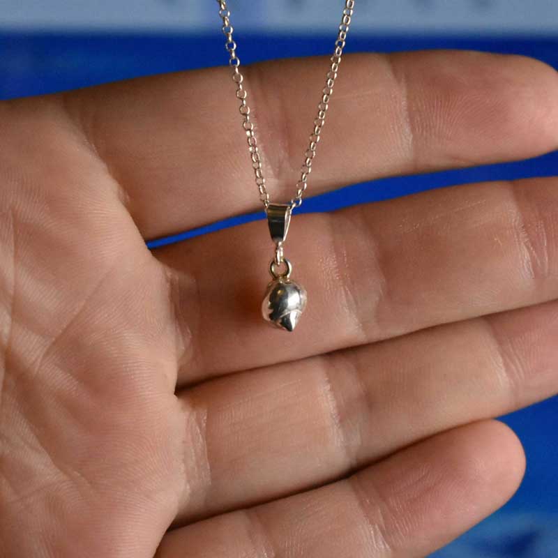 Tiny Periwinkle Seashell Necklace