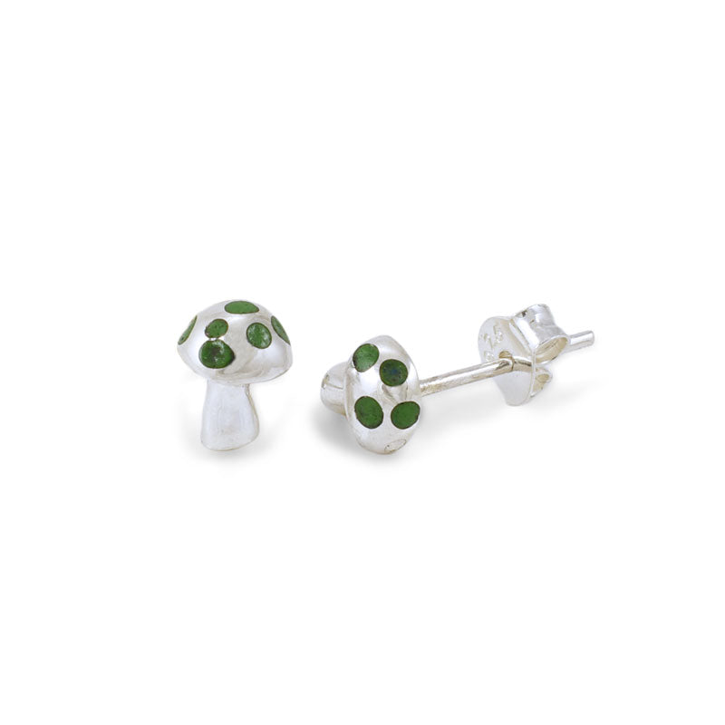 Spotty Mushroom Stud Earrings