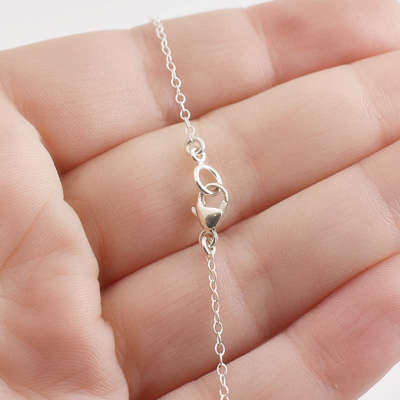 Silver and Pink Tourmaline Leaf and Flower Buds Necklace Clasp