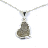 Crazy Lace Agate Gemstone Butterfly Necklace
