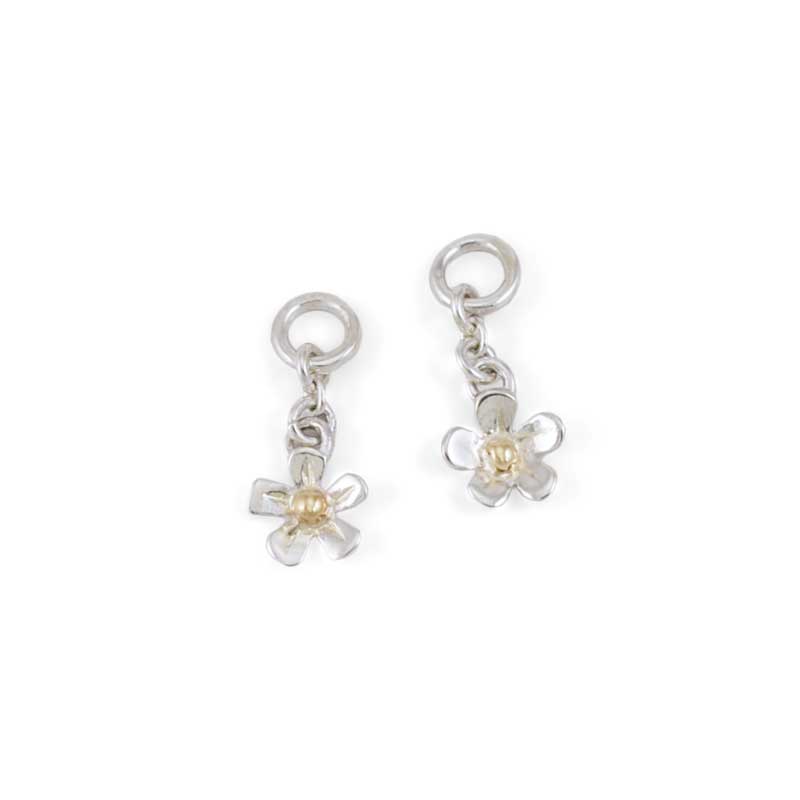 Silver and Gold Daisy Charms