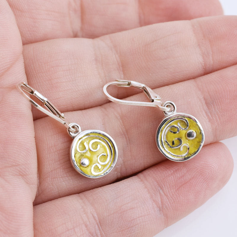 Hobbit Door Earrings - Fairy Door Earrings - Filigree Accents