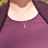 Pink Sapphire Jewelled Mushroom Necklace