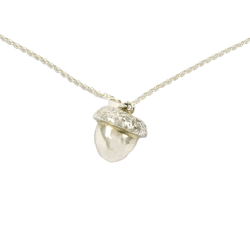 Silver Acorn Necklace