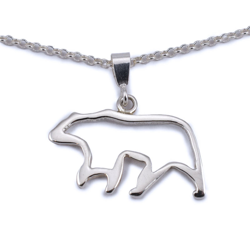 Vega Bear Outline Necklace