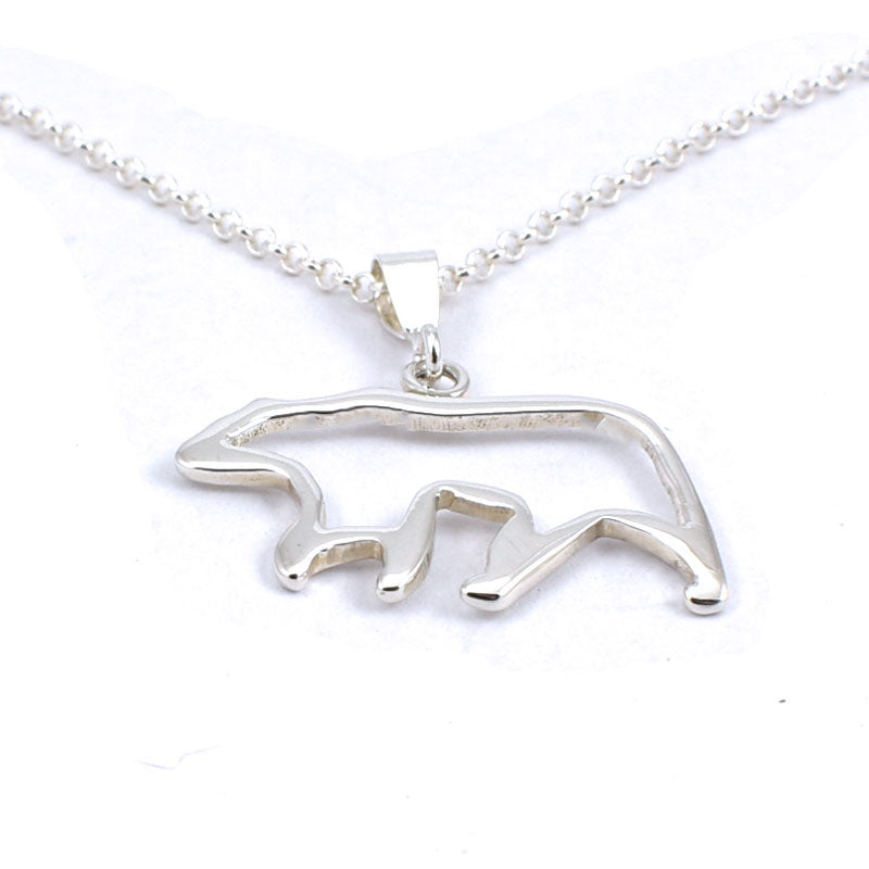 Vega Bear Outline Necklace